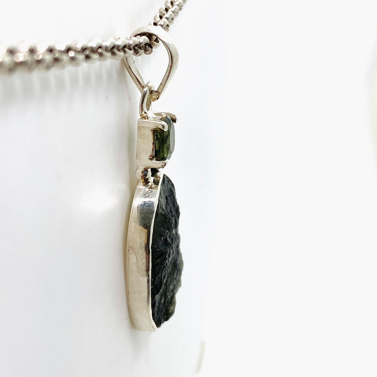 Moldavite Pendant 4.79 g 45x16mm IVMP-12