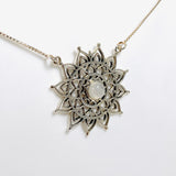 Moonstone Mandala Necklace NK340-MS