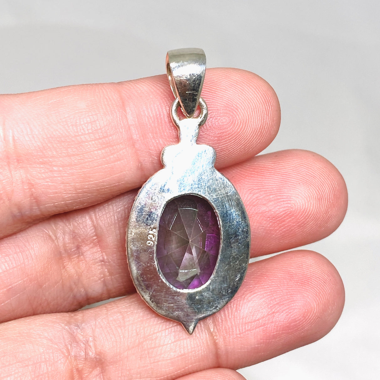 Mystic Topaz Oval Faceted Boho Pendant KPGJ4586