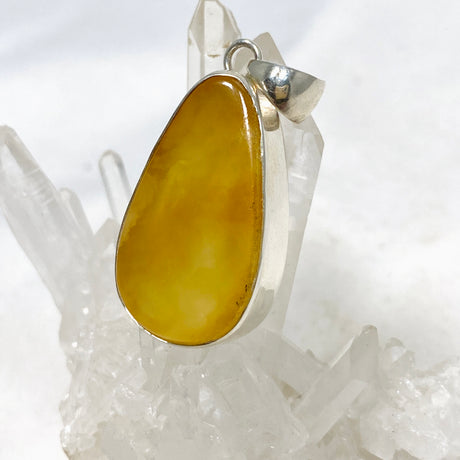 Natural Amber Teardrop Pendant KPGJ4341