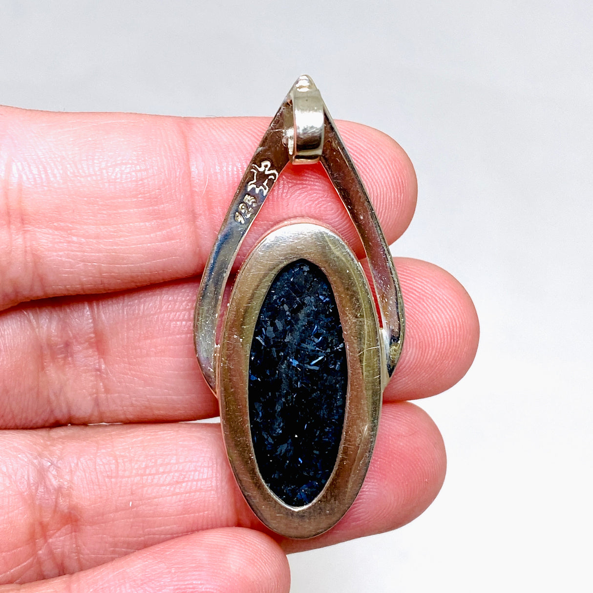 Nuummite Oval Cabochon Pendant BTP-33