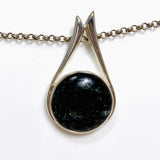 Nuummite Round Cabochon Pendant BTP-67