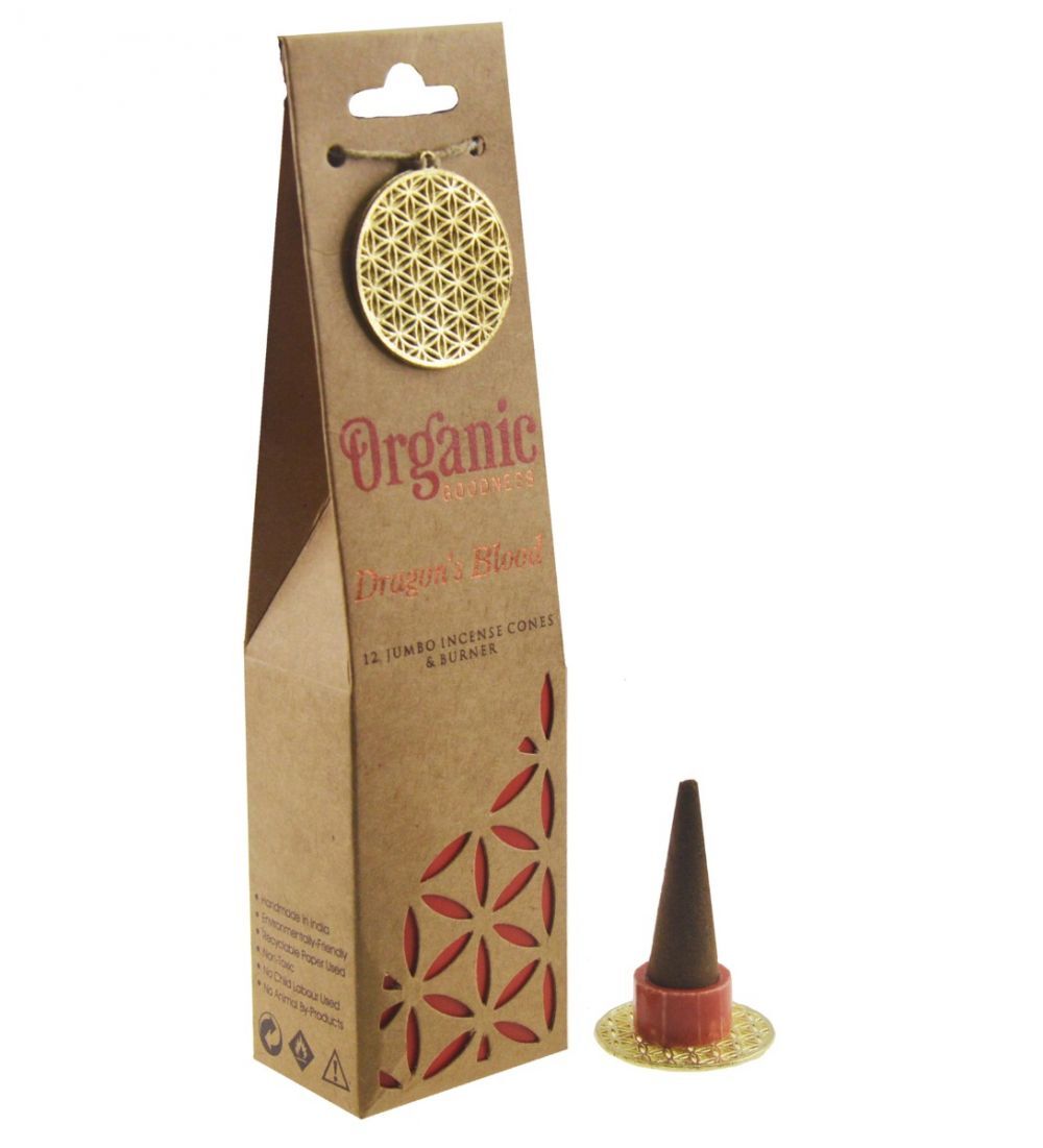 Organic Goodness Dragon's Blood Incense Cones by Nature's Magick