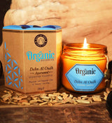 Organic Goodness Soy Candle AGARWOOD Dehn Al Oodh In Amber Glass Jar