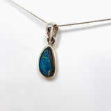 Opal Doublet (Lightning Ridge) Teardrop Cabochon Pendant PPGJ808