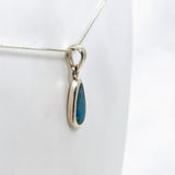 Opal Doublet (Lightning Ridge) Teardrop Cabochon Pendant PPGJ808