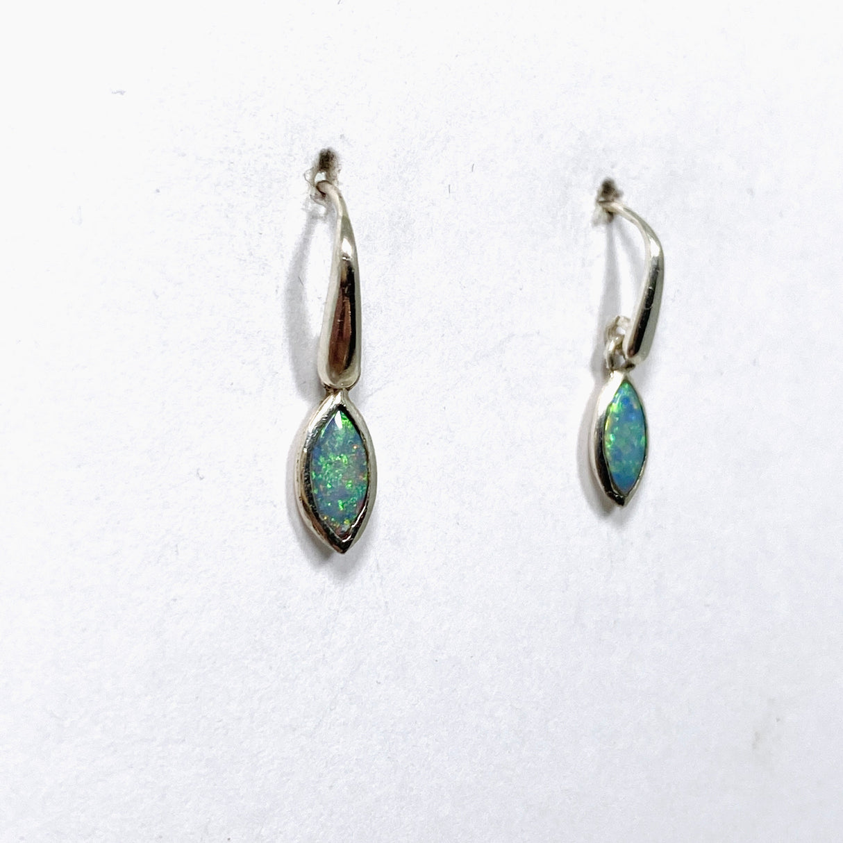 Opal Solid (Lightning Ridge) Marquise Cabochon Earrings PEGJ191