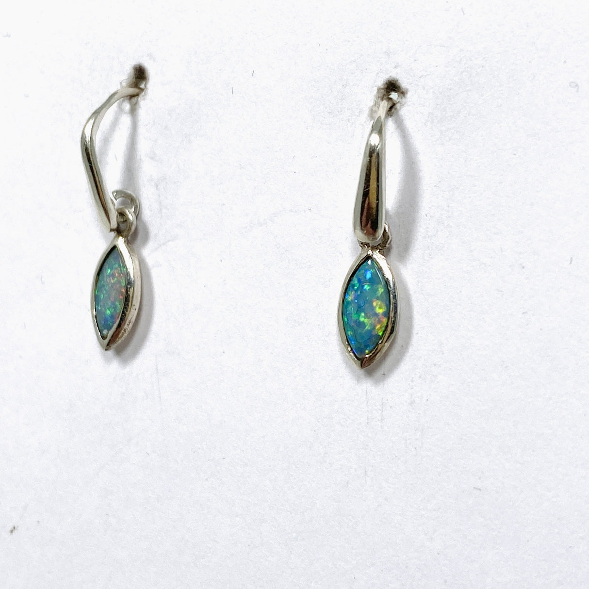 Opal Solid (Lightning Ridge) Marquise Cabochon Earrings PEGJ191