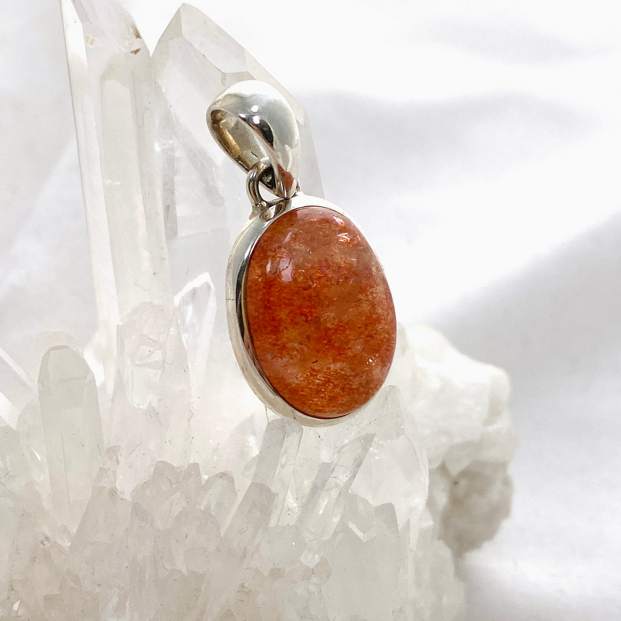 Sunstone Oval Cabochon Pendant PPGJ815