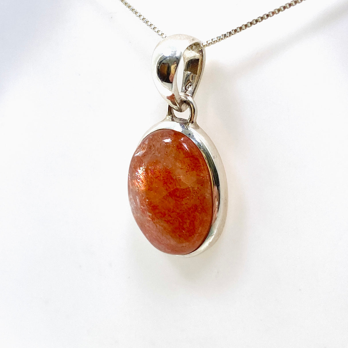 Sunstone Oval Cabochon Pendant PPGJ815