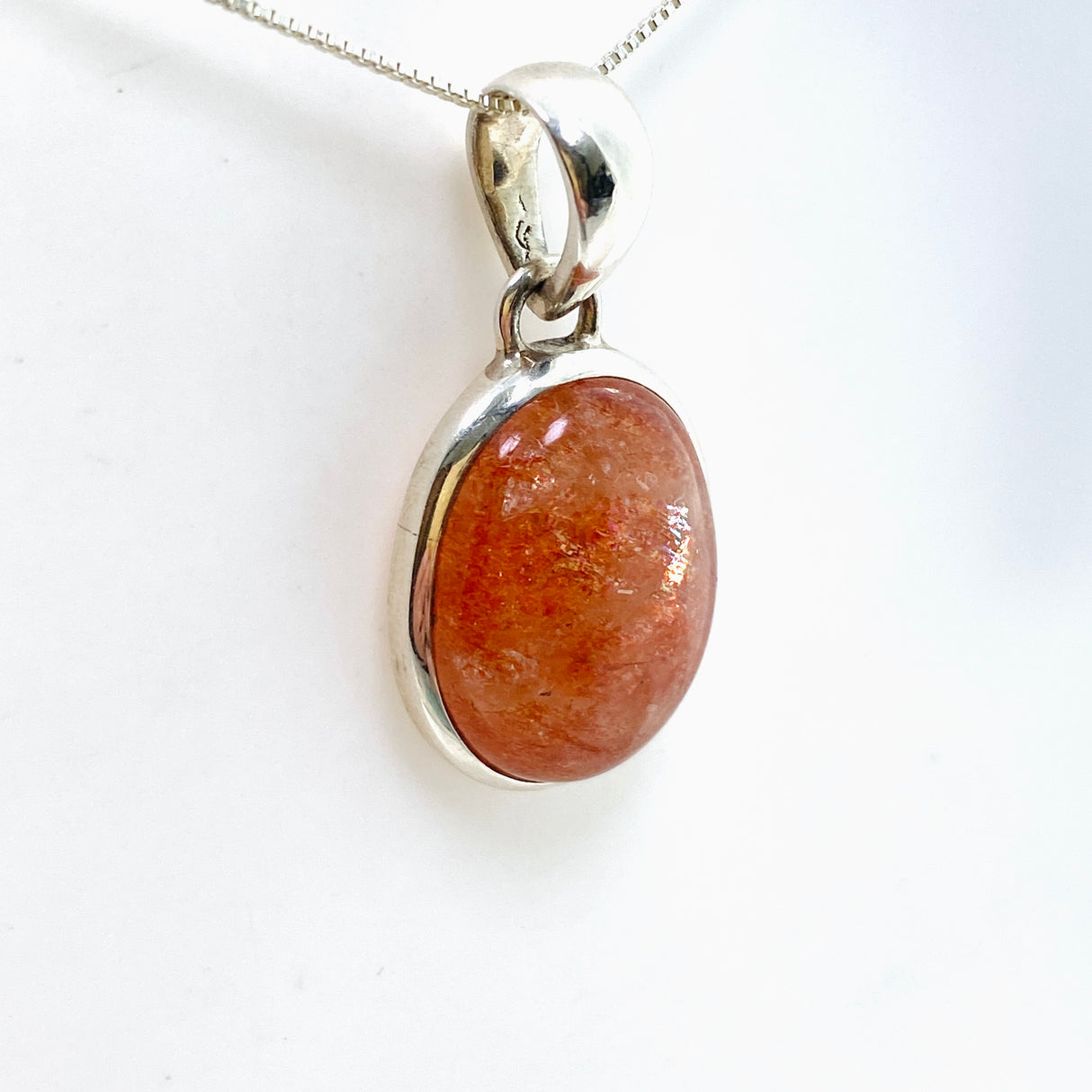 Sunstone Oval Cabochon Pendant PPGJ815