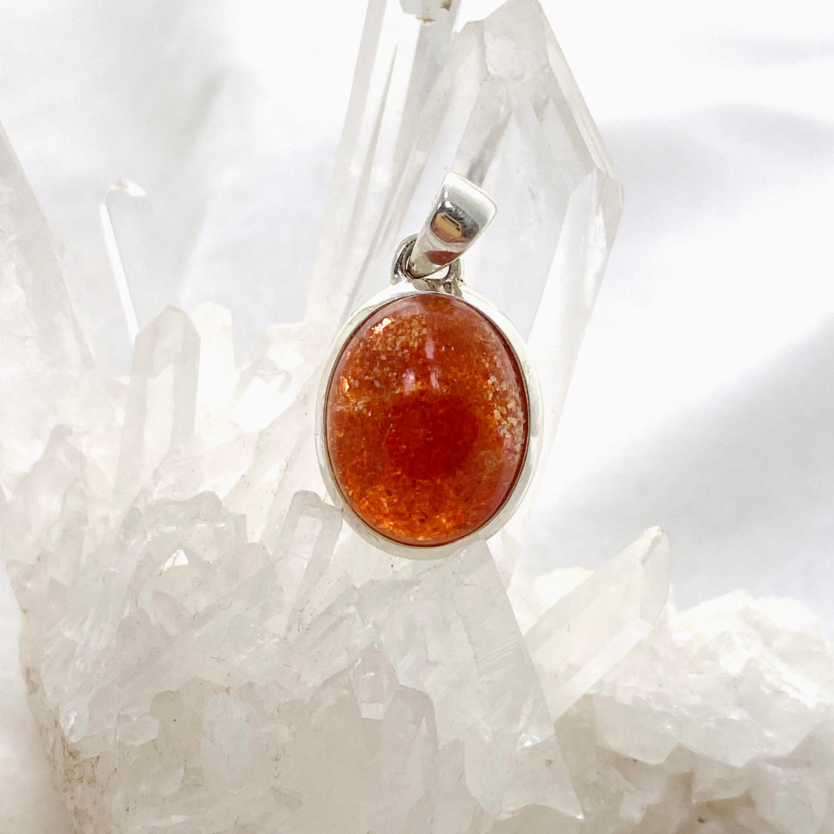 Sunstone Oval Cabochon Pendant PPGJ816