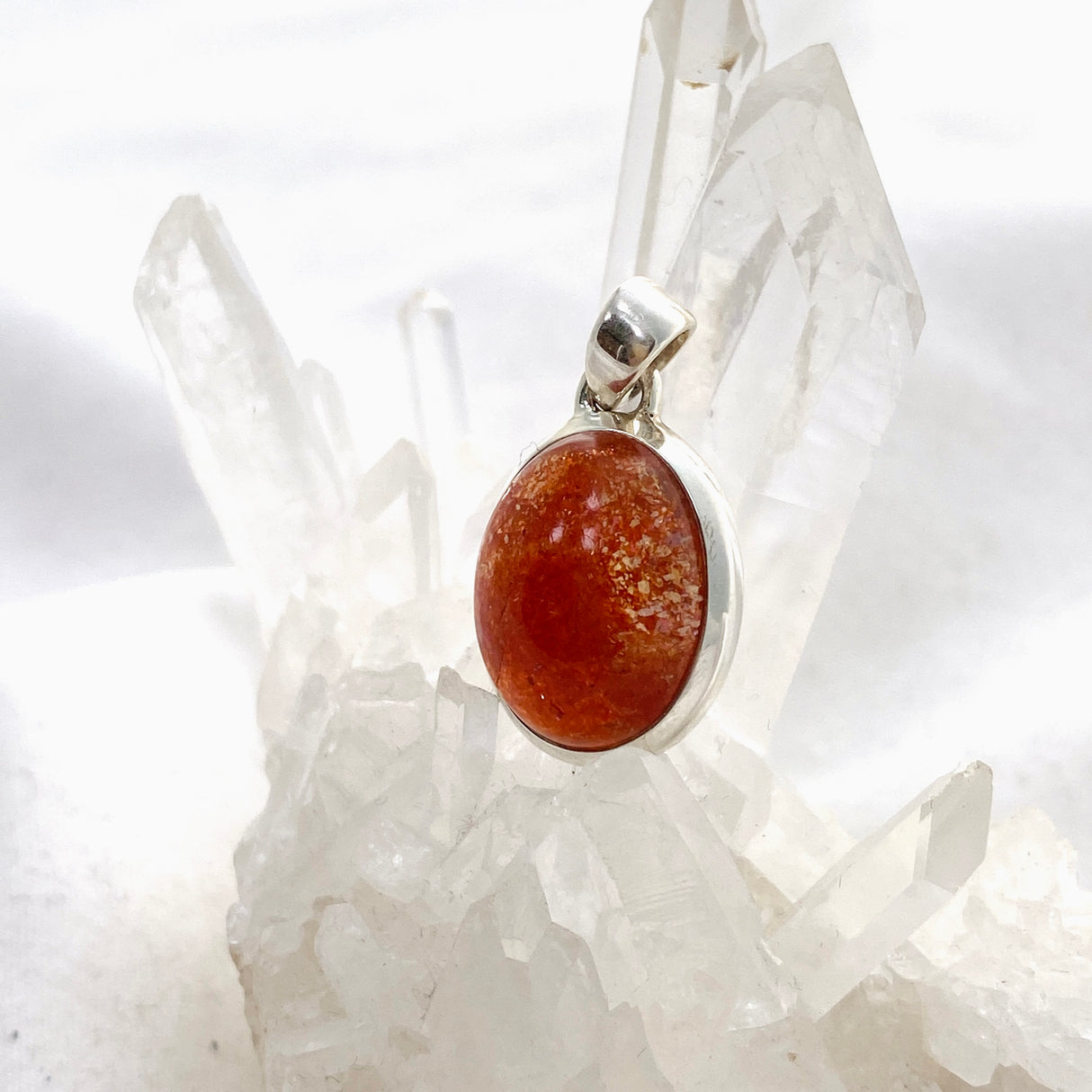 Sunstone Oval Cabochon Pendant PPGJ816