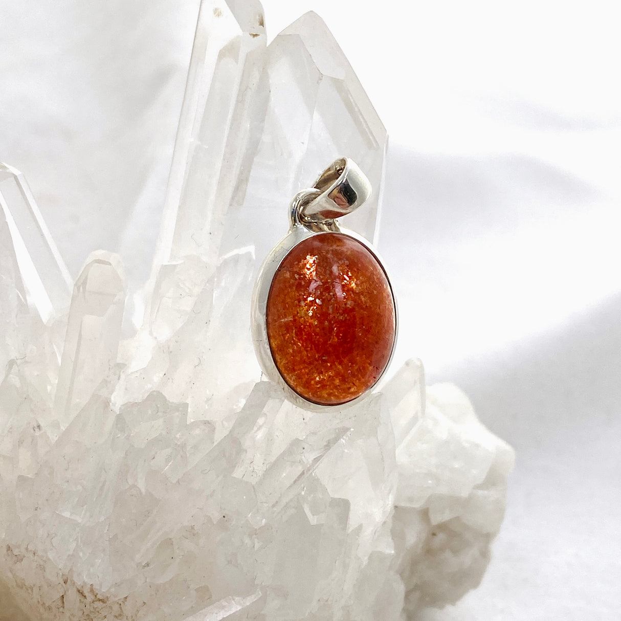 Sunstone Oval Cabochon Pendant PPGJ816