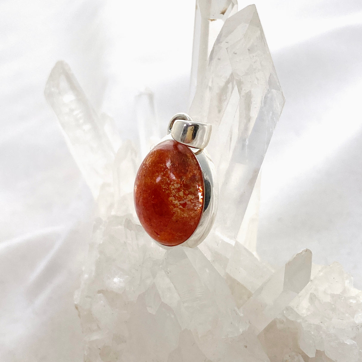 Sunstone Oval Cabochon Pendant PPGJ816