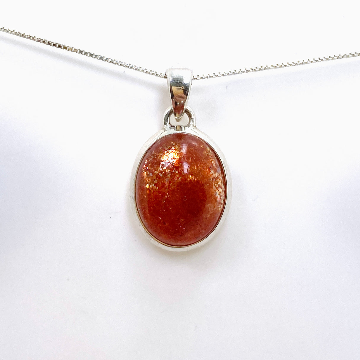 Sunstone Oval Cabochon Pendant PPGJ816