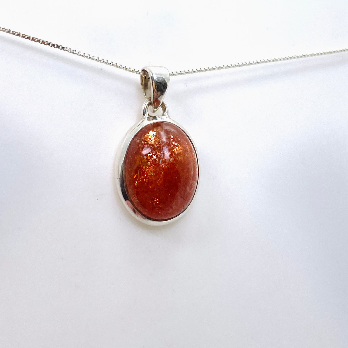 Sunstone Oval Cabochon Pendant PPGJ816