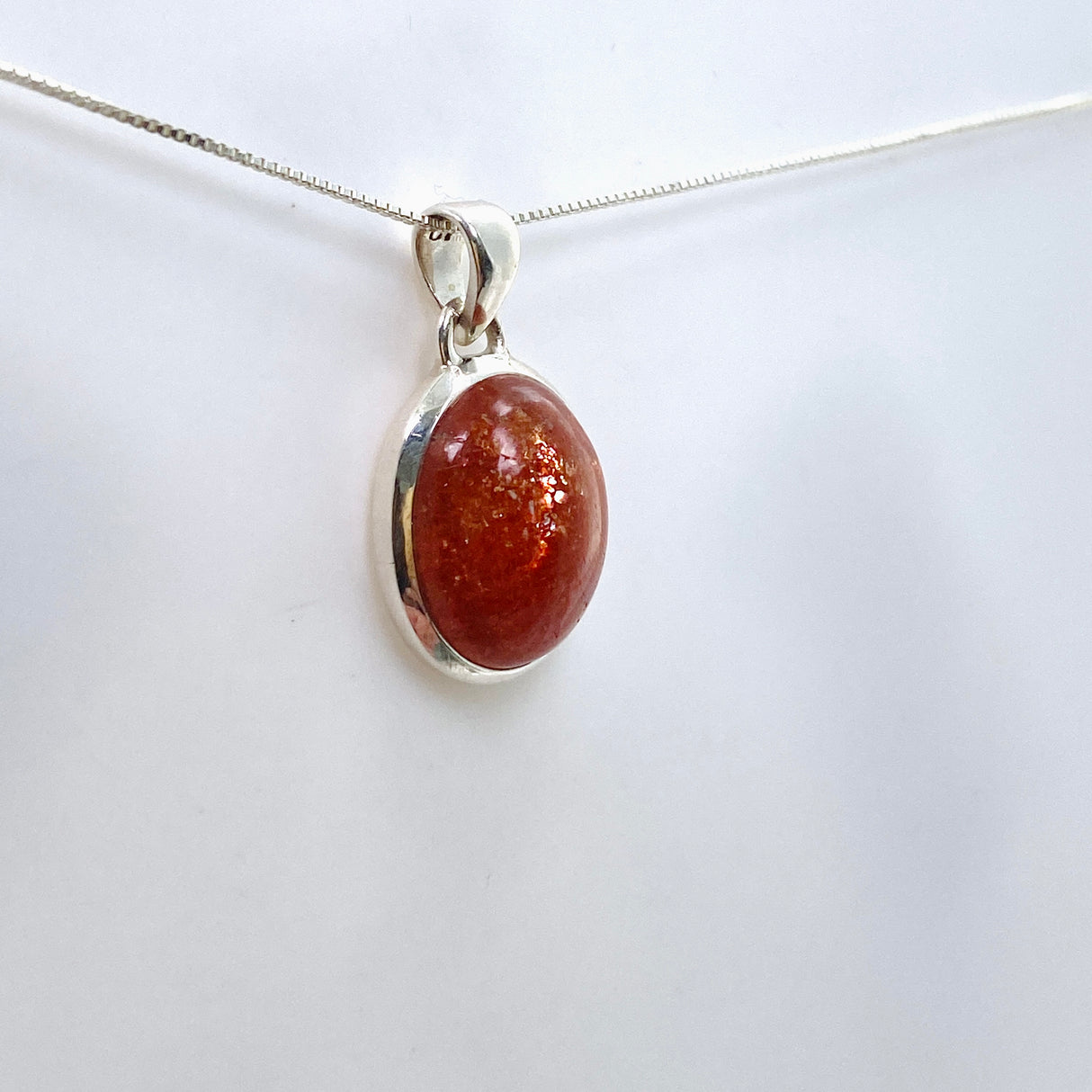 Sunstone Oval Cabochon Pendant PPGJ816