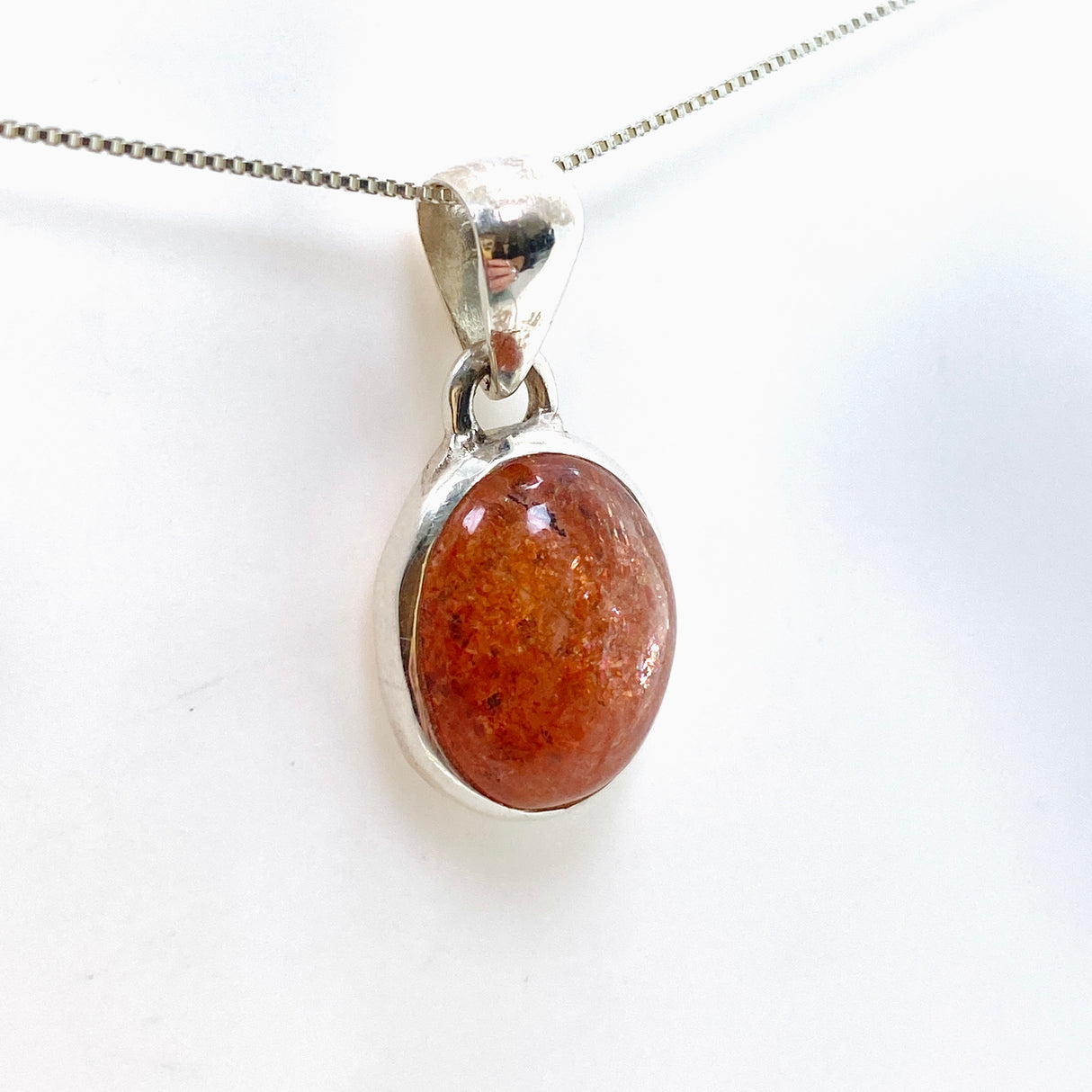 Sunstone Oval Cabochon Pendant PPGJ817