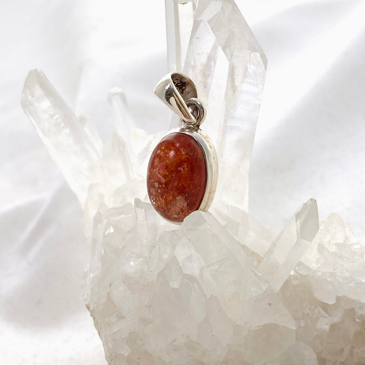 Sunstone Oval Cabochon Pendant PPGJ818