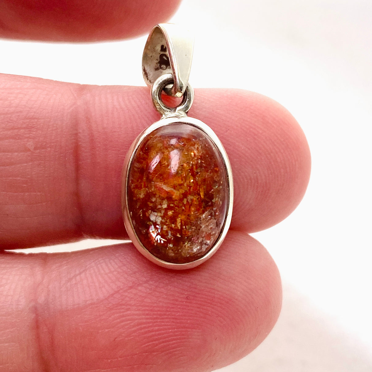 Sunstone Oval Cabochon Pendant PPGJ818