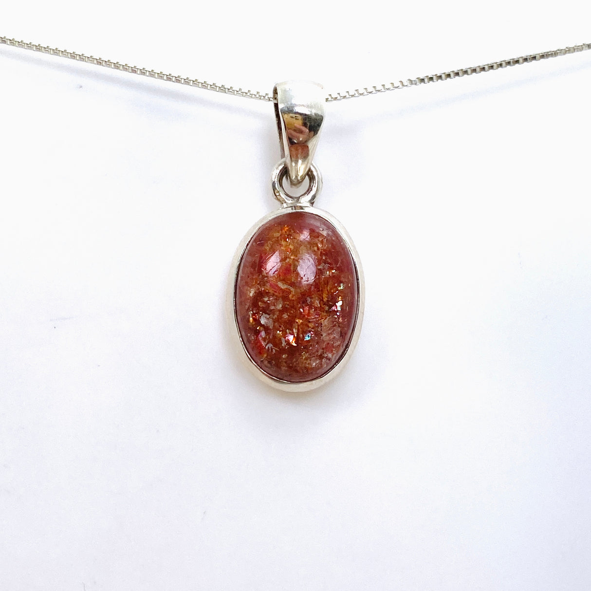 Sunstone Oval Cabochon Pendant PPGJ818