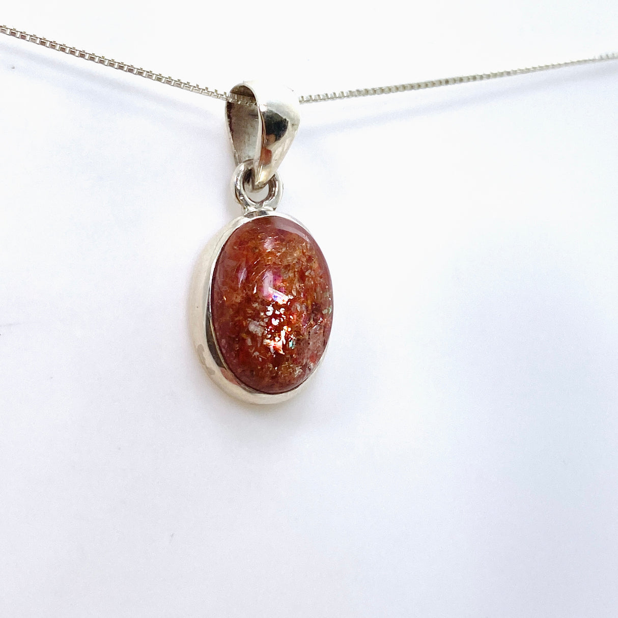 Sunstone Oval Cabochon Pendant PPGJ818