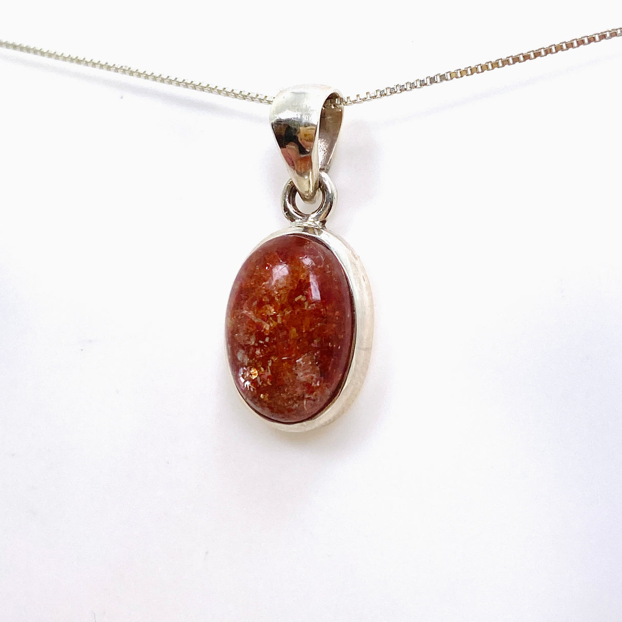 Sunstone Oval Cabochon Pendant PPGJ818