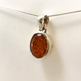 Sunstone Oval Faceted Pendant PPGJ937