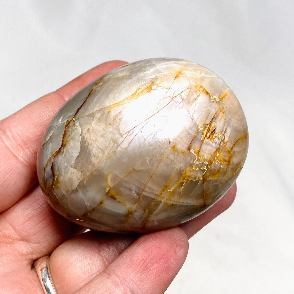 Peach Moonstone Palmstone PMP