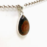 Peanut Obsidian (Perlite) Teardrop Cabochon Pendant KPGJ4765