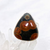 Peanut Obsidian (Perlite) Teardrop Cabochon Ring Size 7 KRGJ3348