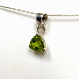 Peridot Trillion Faceted Pendant PPGJ804