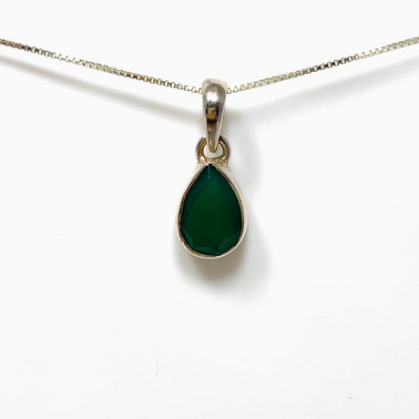 Petite Teardrop Faceted Pendant G2126T