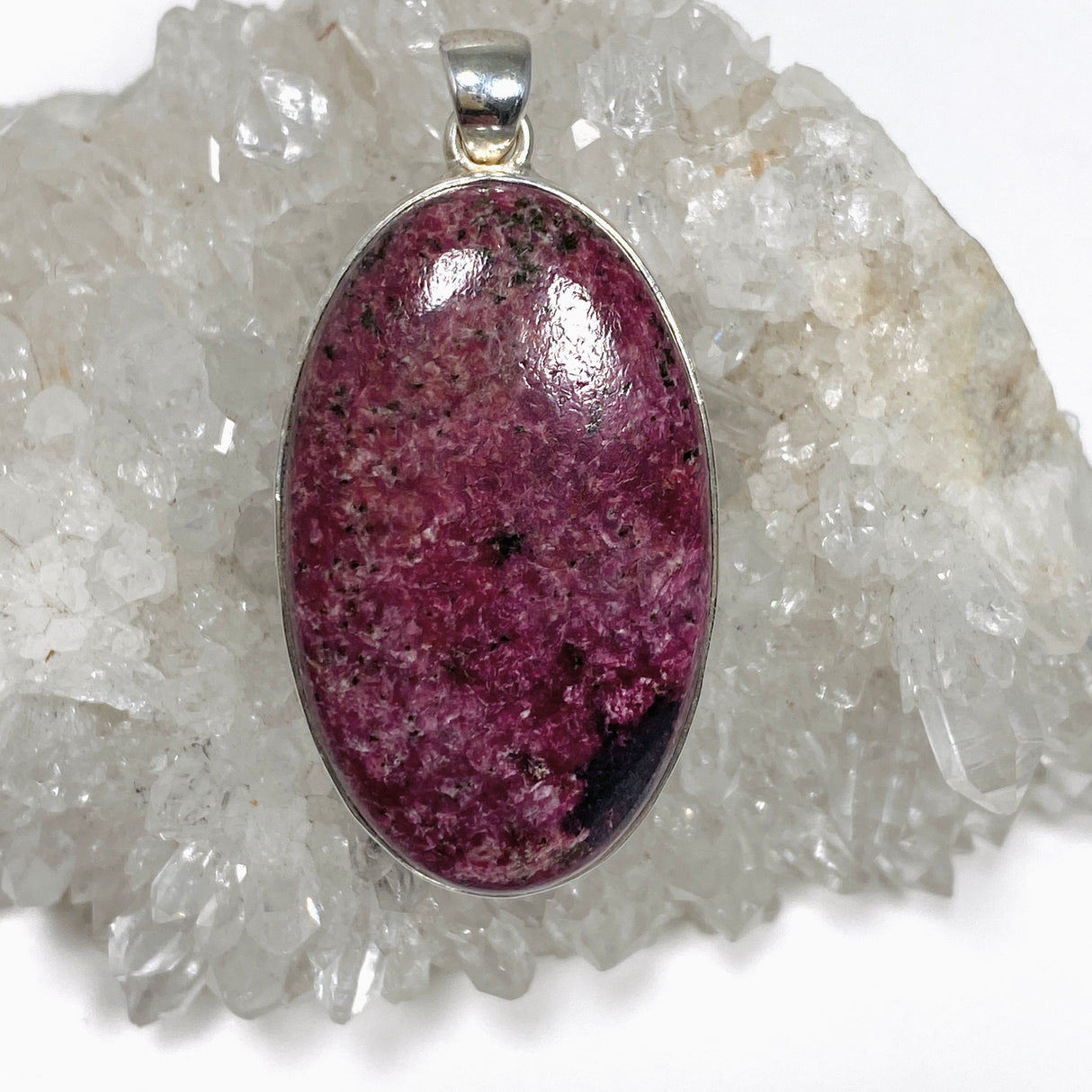 Pink Cobalto Calcite oval pendant KPGJ3890