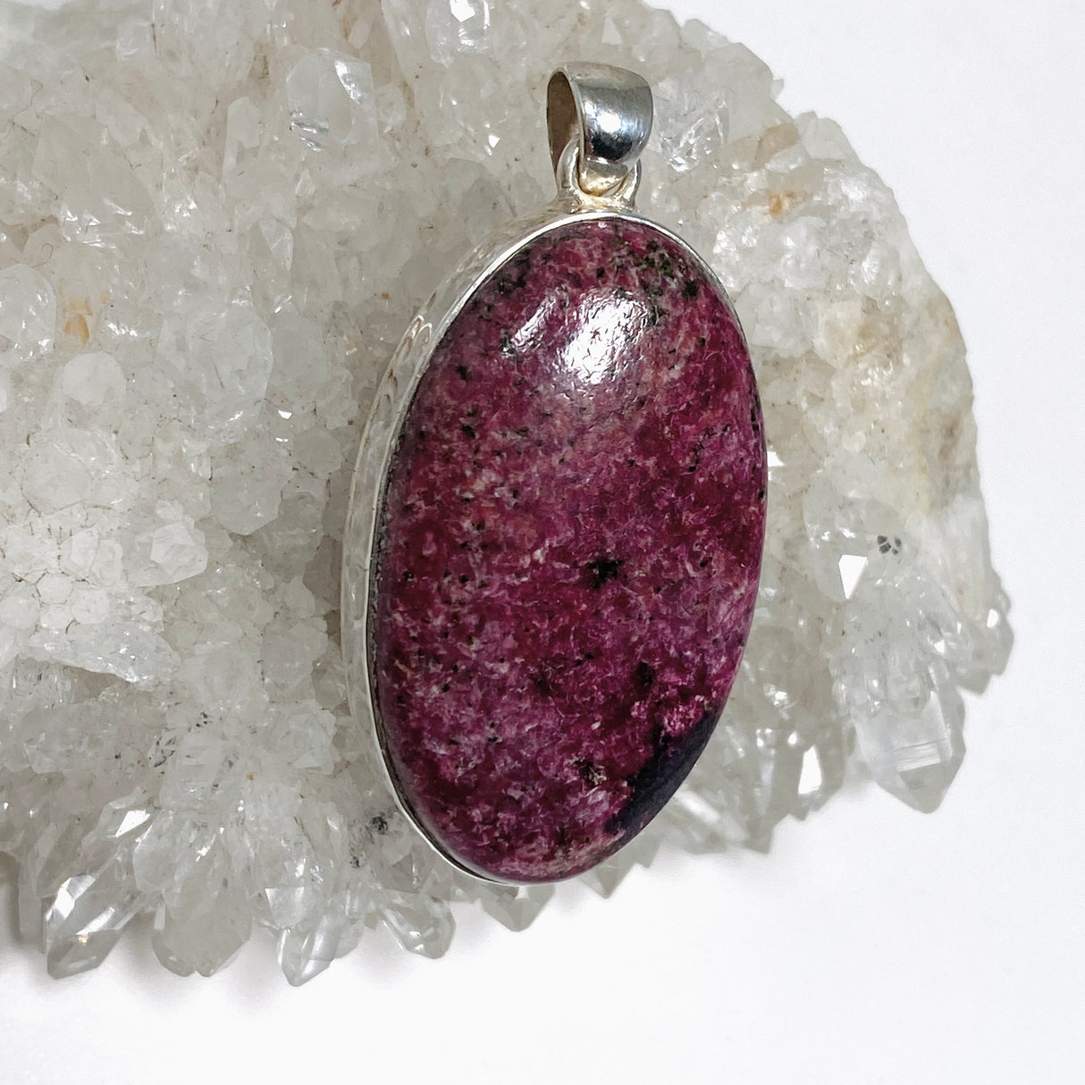 Pink Cobalto Calcite oval pendant KPGJ3890