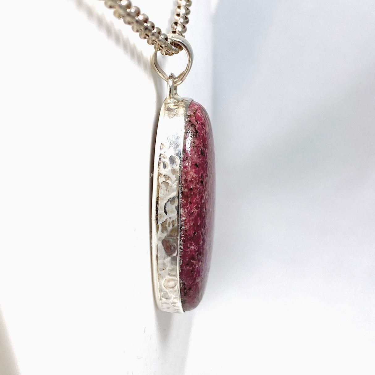 Pink Cobalto Calcite oval pendant KPGJ3890