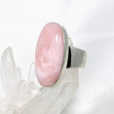 Pink Opal Oval Cabochon Ring Size 8 KRGJ3306