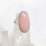 Pink Opal Oval Cabochon Split Band Ring Size 7 KRGJ3307