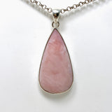 Pink Opal Teardrop Cabochon Pendant in a Hammered Setting KPGJ4669