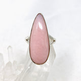 Pink Opal Teardrop Cabochon Split Band Ring Size 8 KRGJ3308