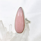 Pink Opal Teardrop Cabochon Split Band Ring Size 8 KRGJ3308