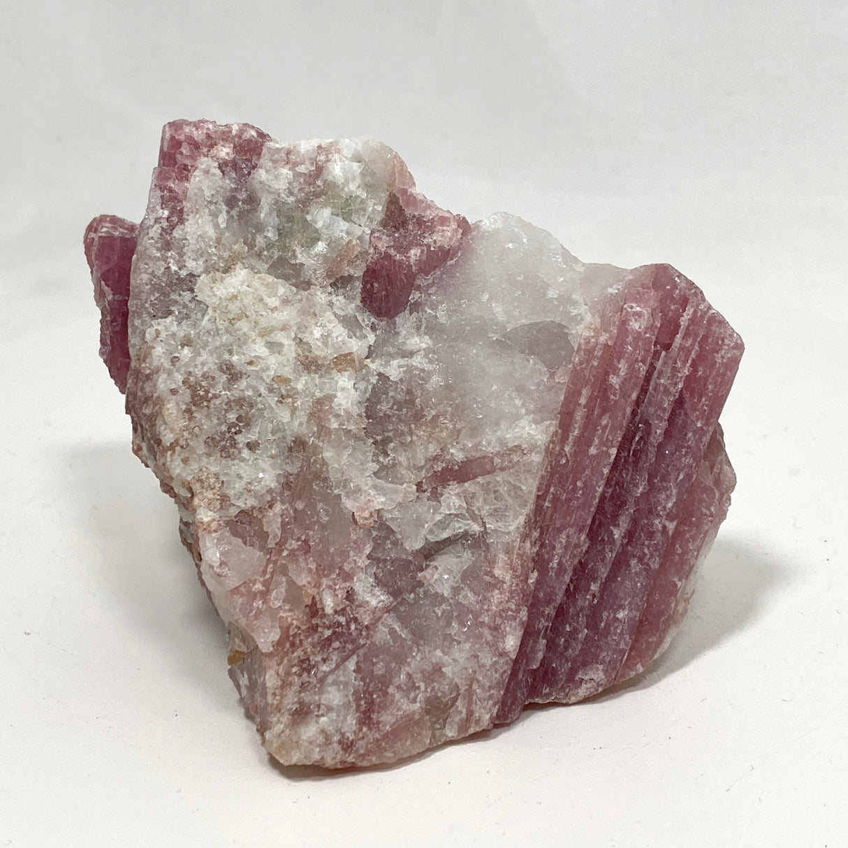 Pink Tourmaline on Quartz PTQ-03