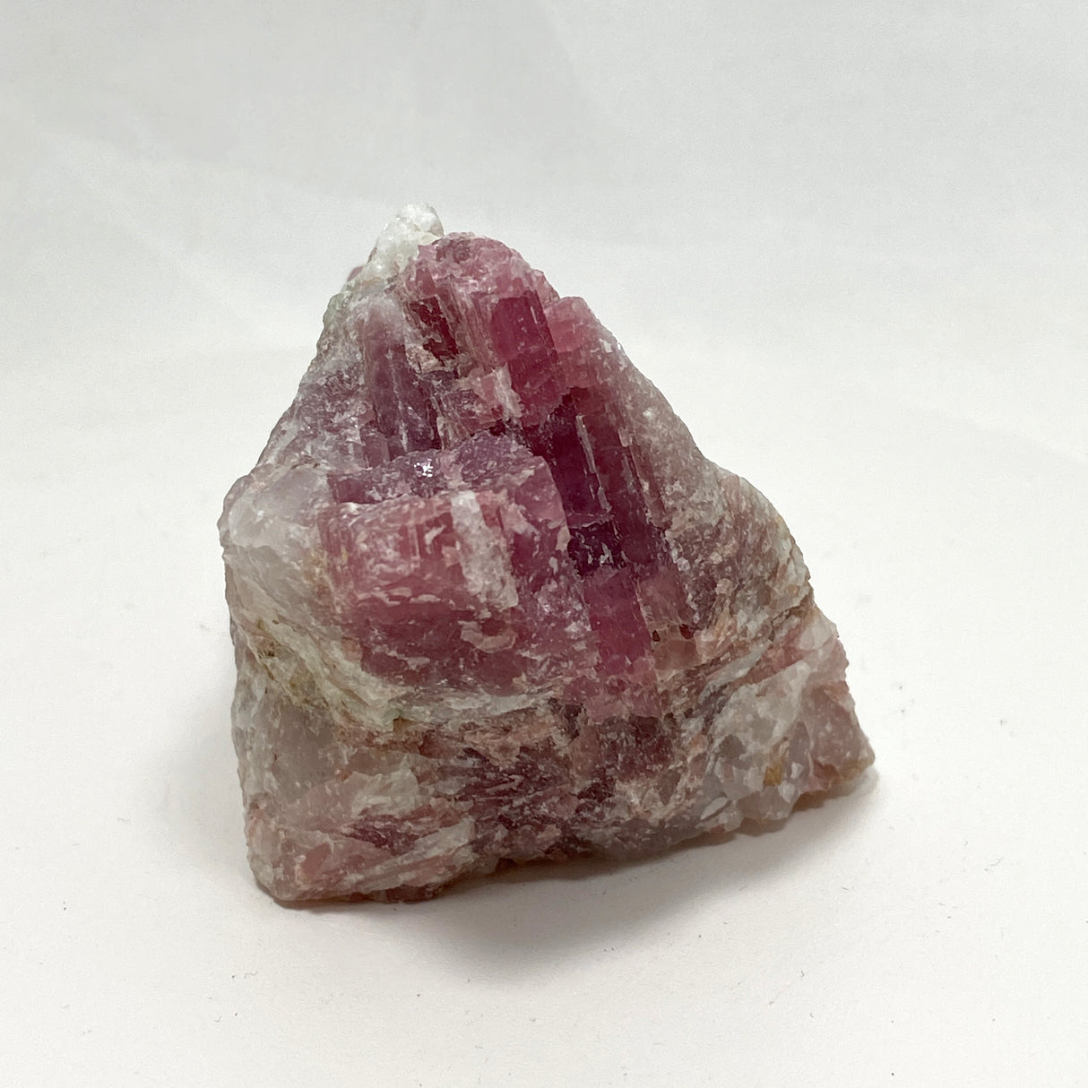 Pink Tourmaline on Quartz PTQ-03