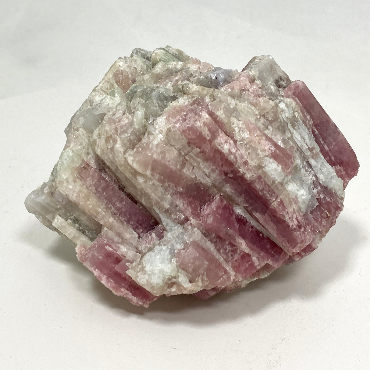 Pink Tourmaline on Quartz PTQ-04