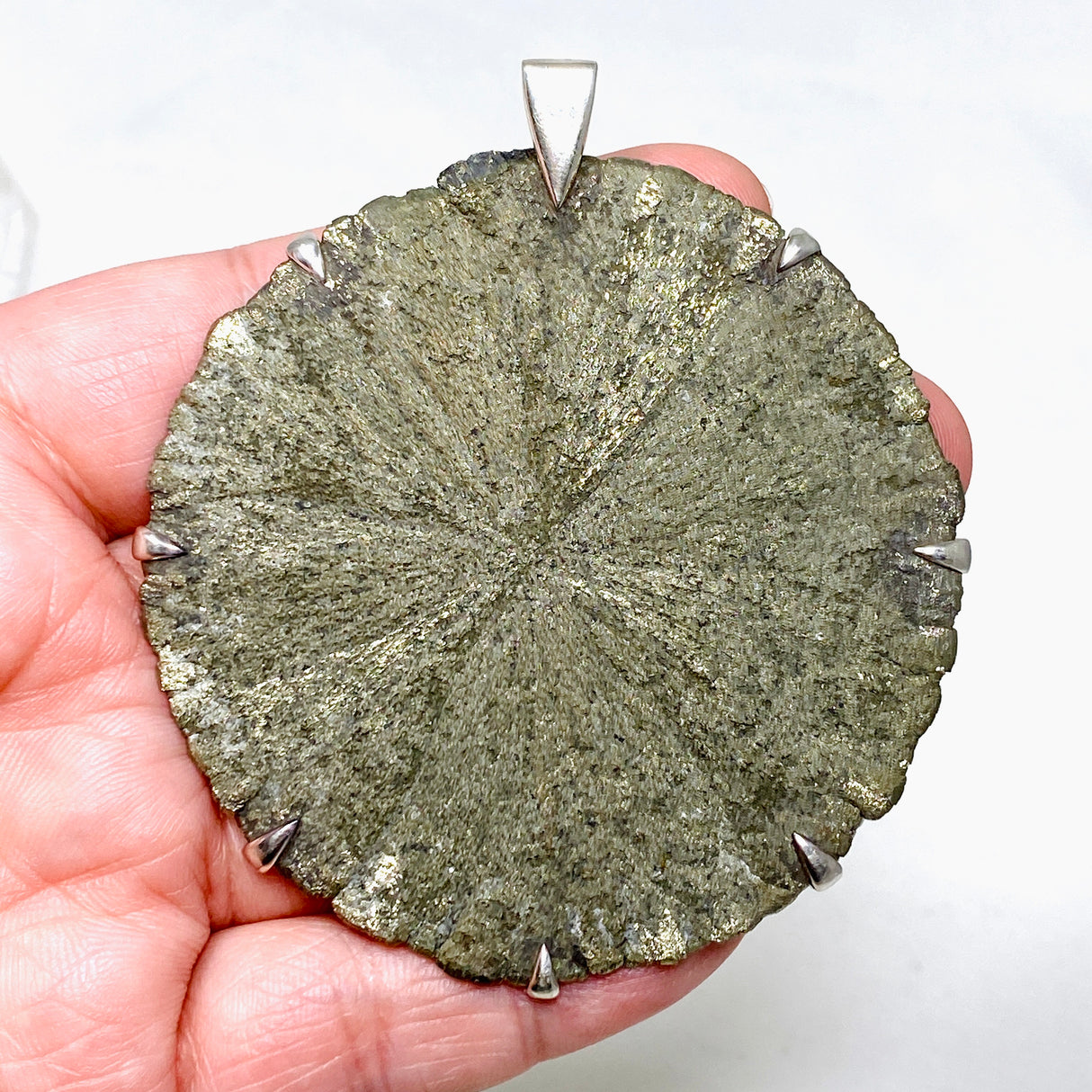 Pyrite Sun Pendant BTP-72