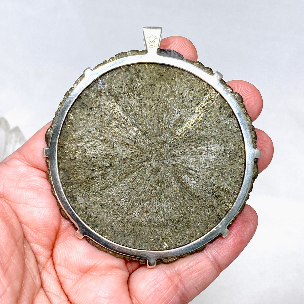 Pyrite Sun Pendant BTP-72