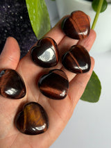 Red Tiger's Eye Small Heart RTH