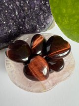 Red Tiger's Eye Small Heart RTH