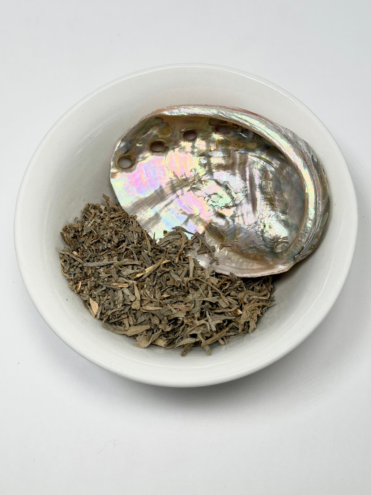 Blue Sage & Abalone Shell Mini Smudge Kit